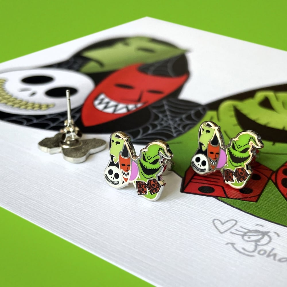 Image of Various NBC Earrings - Mayor Jack Zero Scary Teddy Oogie Boogie