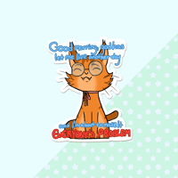 Chaos Cat: Everyone's Problem Sticker