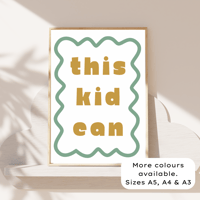 Image 1 of This Kid Can Wavy Print