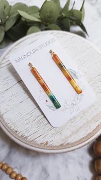 Image 1 of Green Agate Long Bars