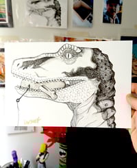 Mini T-rex with Meat Hook 