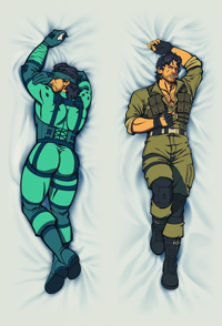 Snake/Pliskin Body Pillow Cover [PREORDER]
