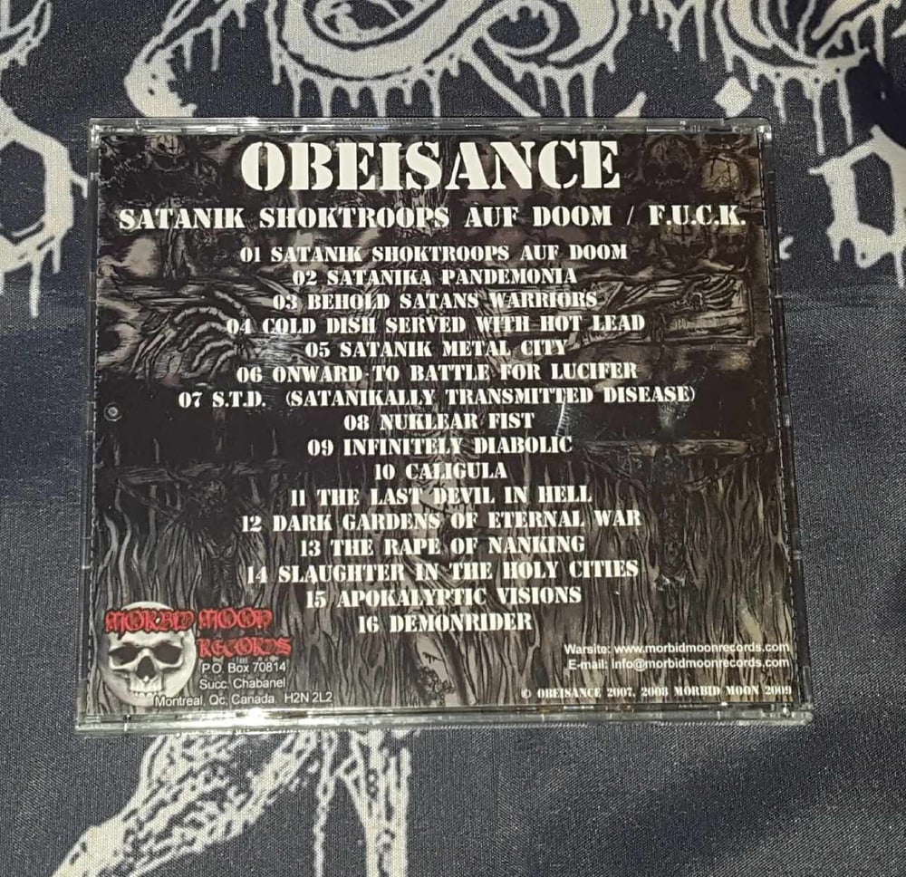 OBEISANCE - Satanik Fuck - CD