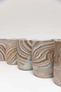 Image 5 of Tall Mug - Desert Sandstone and lichen Inlay