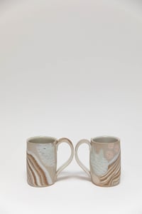 Image 7 of Tall Mug - Desert Sandstone and lichen Inlay