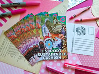 Image 1 of Postcard: I Support Sustainable Fashion