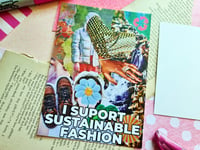 Image 6 of Postcard: I Support Sustainable Fashion