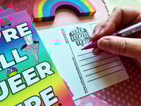 Image 2 of Postcard: We're All Queer Here