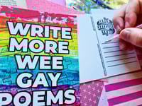 Image 2 of Postcard: Write More Wee Gay Poems