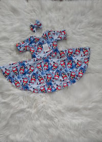 Image 2 of Bluey dress and bow