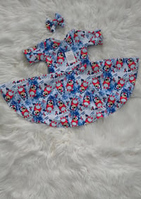 Image 6 of Bluey dress and bow