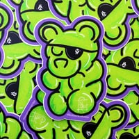 “Gummy baddie” matte 3” vinyl sticker 