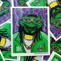 Snoop Froggy Frog 3” matte vinyl sticker