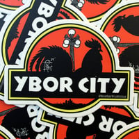 Jurrasic Ybor 3” matte vinyl sticker 
