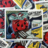 Sugarface 3” matte vinyl stickers