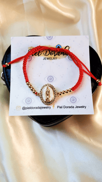 White Virgencita Bracelet 