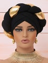 African Black Hat scarf 