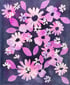 Zipper Pouch in Moonlight Petals Unfolding  Image 2