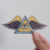 Image 3 of Winged Eye Sticker