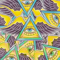 Image 1 of Winged Eye Sticker