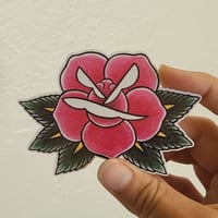 Image 3 of Pink Rose Sticker