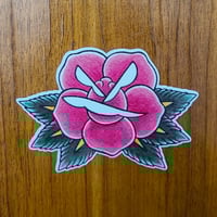 Image 2 of Pink Rose Sticker