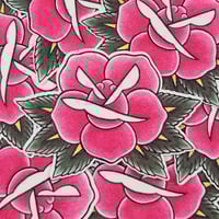 Image 1 of Pink Rose Sticker