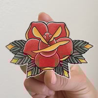 Image 3 of Red Rose Sticker