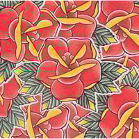 Image 1 of Red Rose Sticker