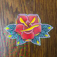 Image 2 of Red Rose Sticker