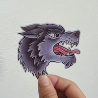 Image 3 of Wolf Sticker