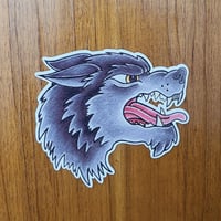 Image 2 of Wolf Sticker