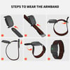 COOSPO HW9 Armband Heart Rate Monitor - HR Zones, Calories, BLE5.0, ANT+