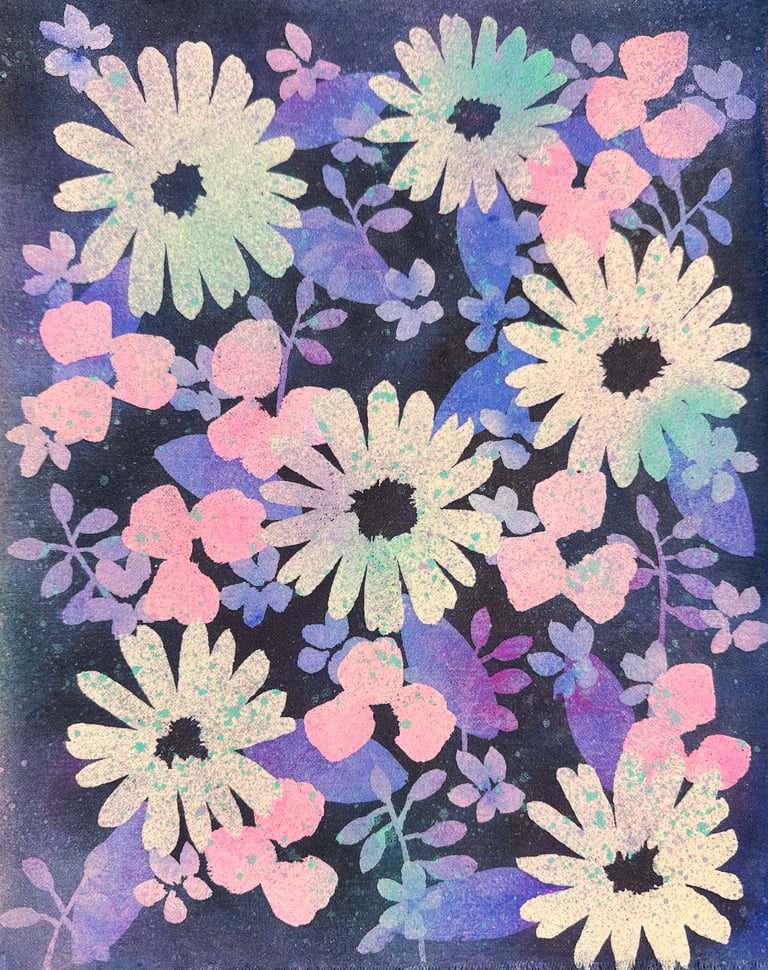 Silk Modal Bandana in Take Down the Clouds Image 3