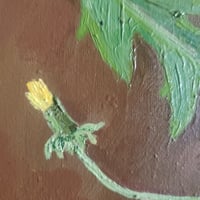 Image 3 of Dandelion Portrait | Oil on Canvas