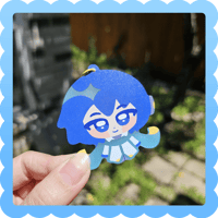 Image 1 of gummy kaito ❄️ frosted acrylic charm