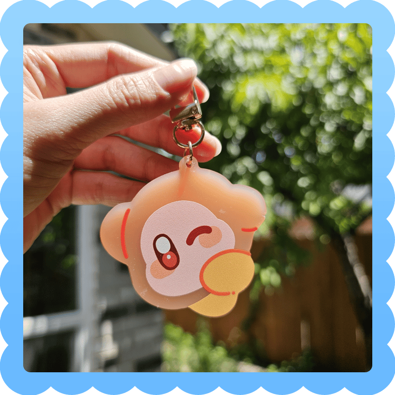 Image of waddledee❄️ frosted acrylic charm