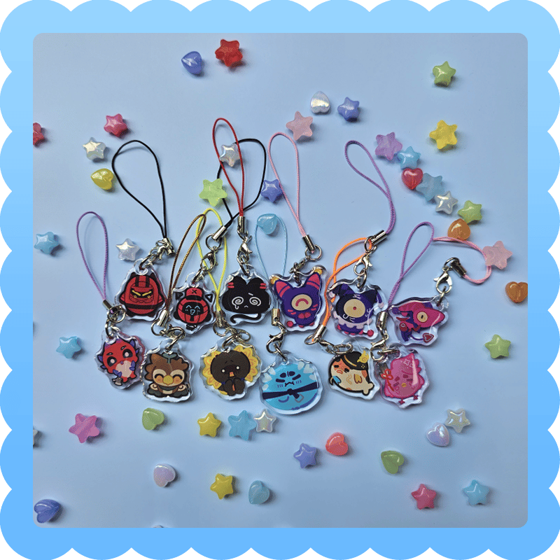 Image of holomascots ❄️ epoxy phone charm