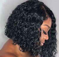 Image 1 of Deep Wave Lace Frontal Wig 