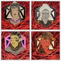 Image 1 of BG3 - Enamel Pin Shadowheart, Lazael, Karlach, Minthara