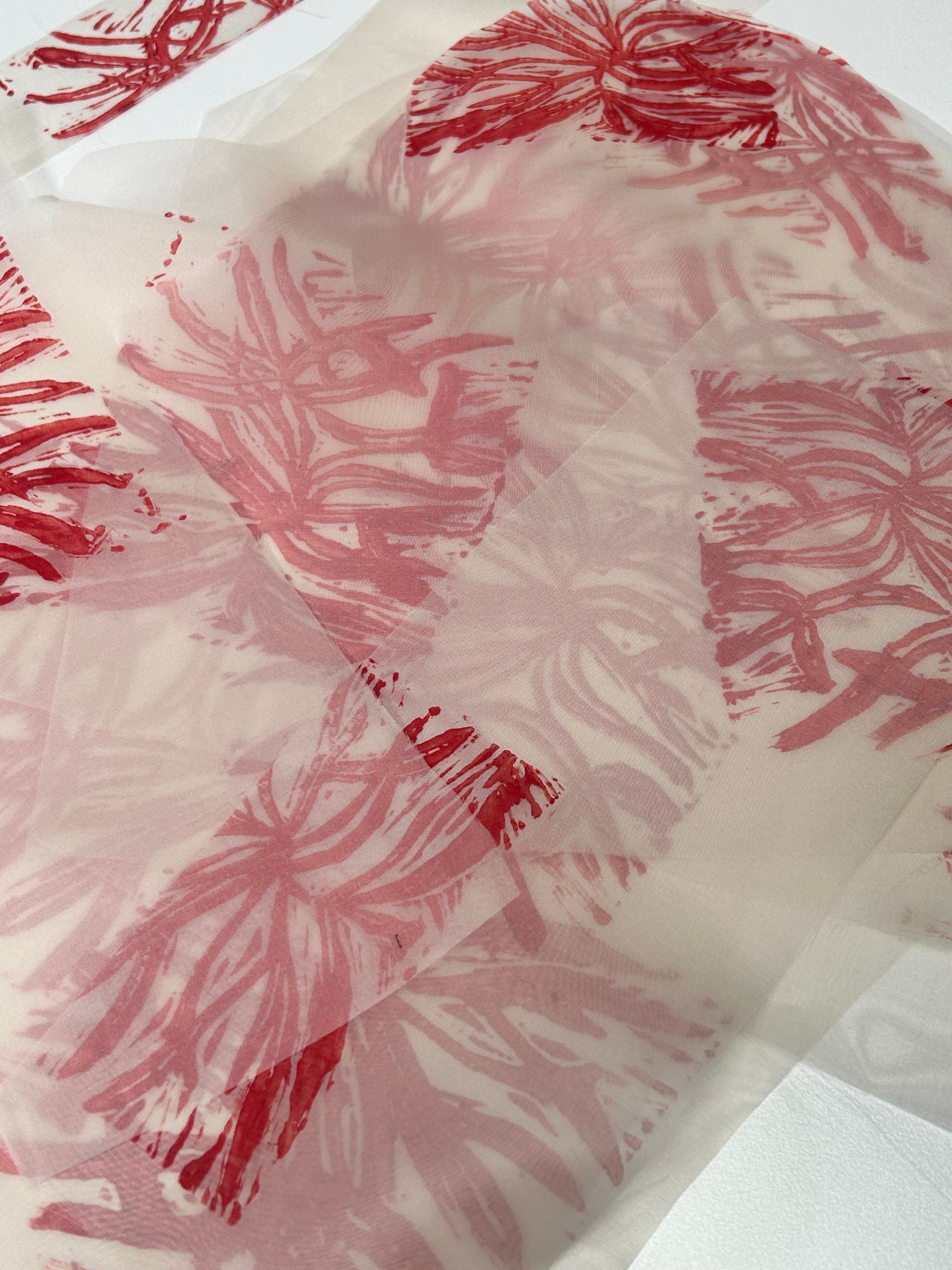 Image of 'back to you' custom silk organza top