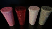 Image 4 of Rhinestone Stainless Steel Cups 