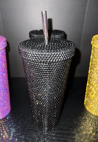 Image 3 of Rhinestone Stainless Steel Cups 