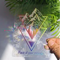 Image 1 of 1pc Glistening Sticker Sun Catchers