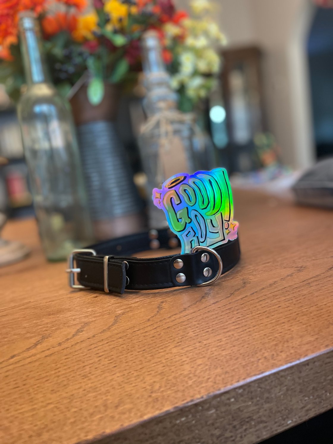 Image of Good Boy Holographic Vinyl Sticker
