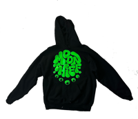 Image 1 of Moon Thief Hoodie - Neon Green/Black 