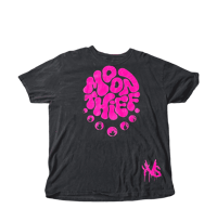  Moon Thief Tee - Hot Pink/Grey