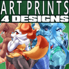 Cheeky BunnyGirls: Set #1 - Art Prints