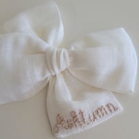 Image 1 of Coconut  // Personalised Bows