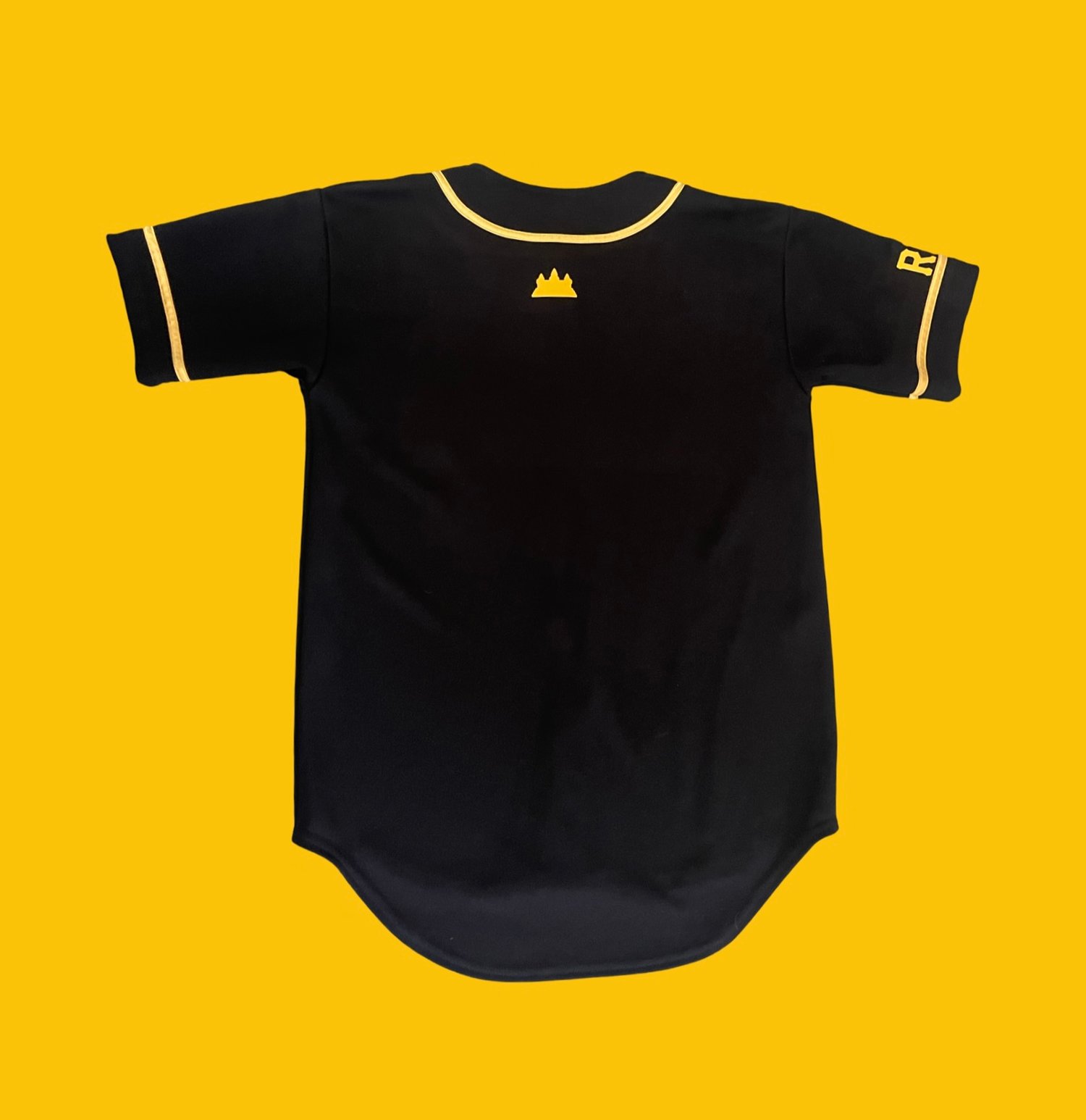 Image of PRE-ORDER Limited Edition Black/Gold Baseball Jersey 
